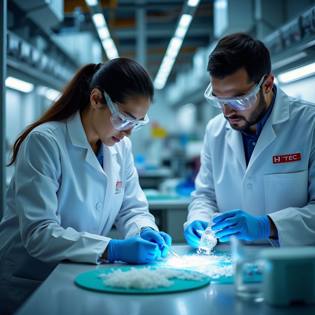 Equipo de investigación en un laboratorio de Y-TEC