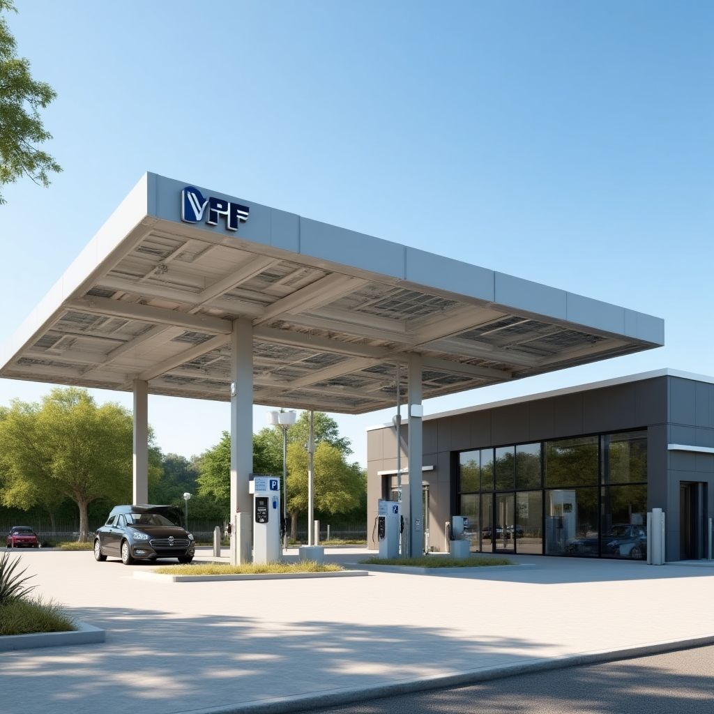 Inauguración de una estación de servicio sustentable